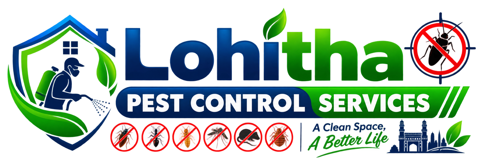 Lohitha Pest Control Services Logo